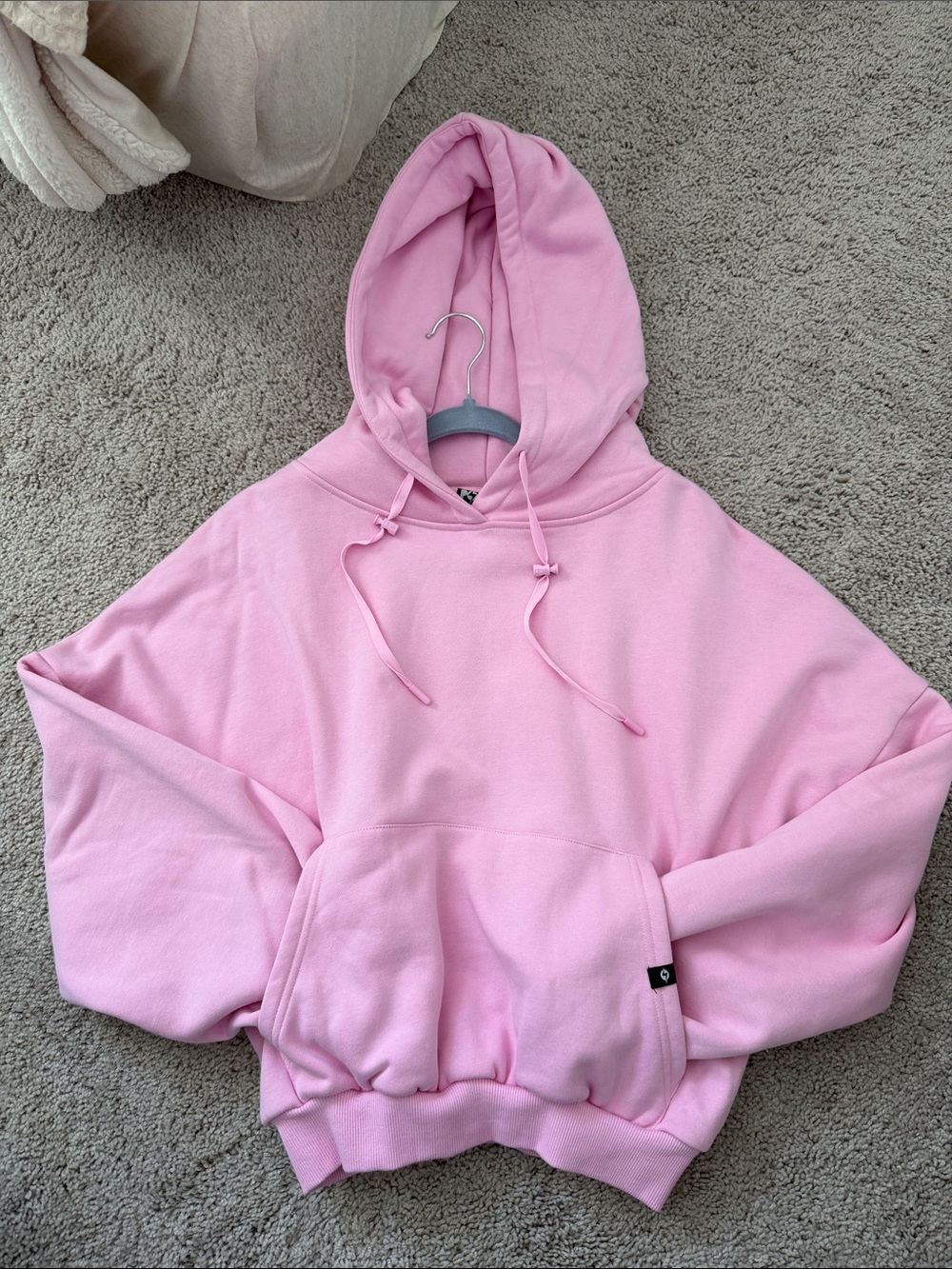 POPFLEX Pink Women's Hoodie Sweatshirt - Casual Pullover
